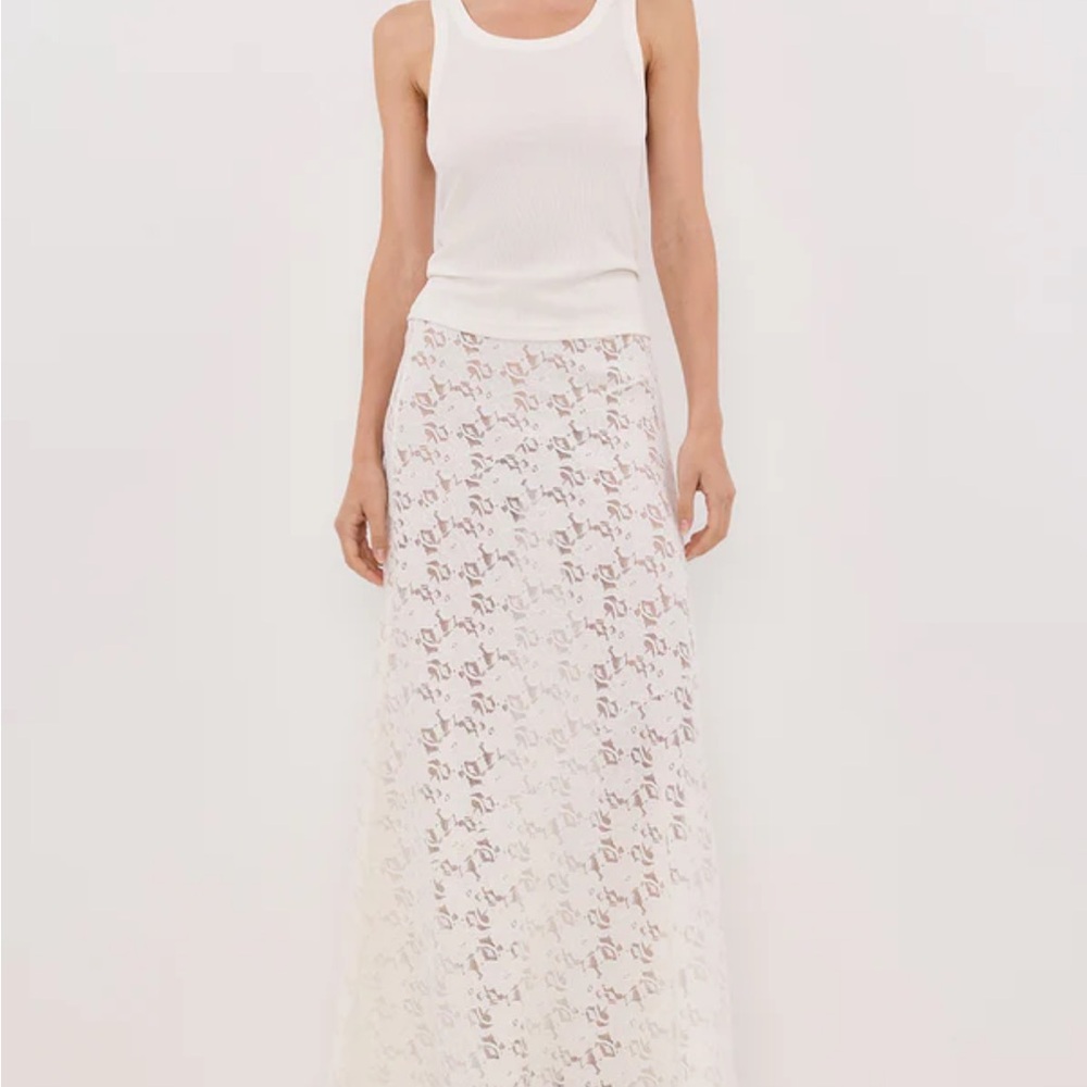 DISSH Loula White Lace Skirt